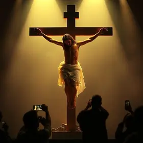 Encenação da Paixão de Cristo em Londrina