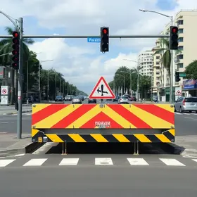 motoristas cometem infração gravíssima em faixa elevada de Londrina