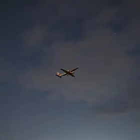 avistamento de luzes